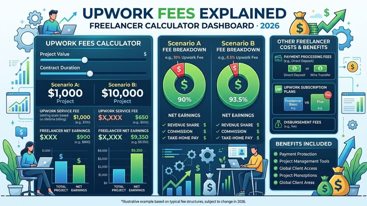 Upwork Fees Explained: What Freelancers Keep in 2026